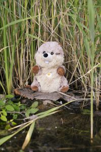 Maskottchen Biber BERTI St. Anna Kinderkrebsforschung