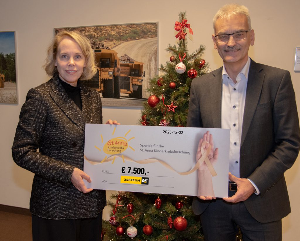 Zeppelin Spendenübergabe
